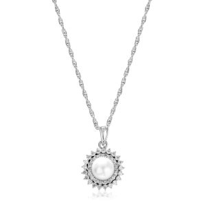 925 pal with multi size stone chain pendent