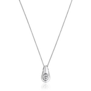 925 plain design with single stone