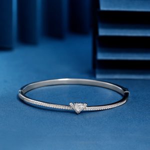 925 small single dimond kada bracelate